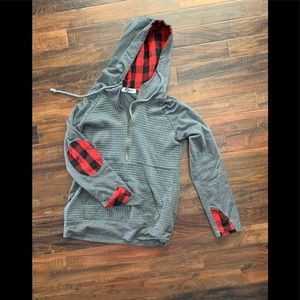 Buffalo plaid hoodie